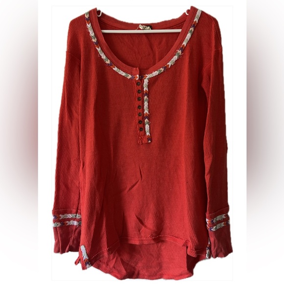 Free people waffle top - Picture 2 of 6